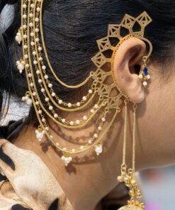 Alternative view of Elegant Non Piercing Kashmiri Jhumka Stunning Traditional Ethnic Jewelry for Women