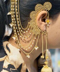 Beautiful Non Piercing Kashmiri Jhumka Ethnic Design Jewelry