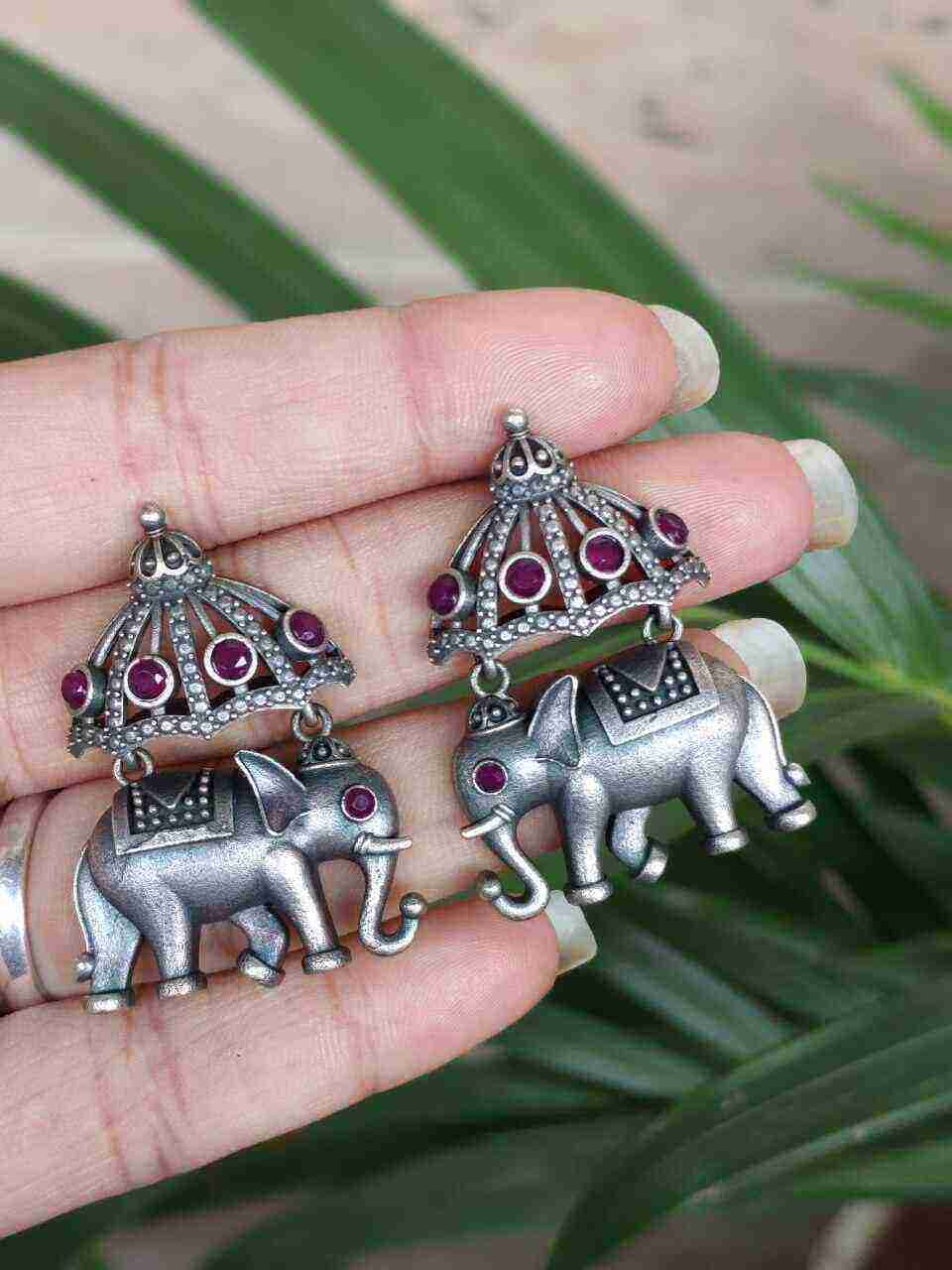 Vintage Elephant Studs ? Charming Earrings for Beautiful Style - Image 2