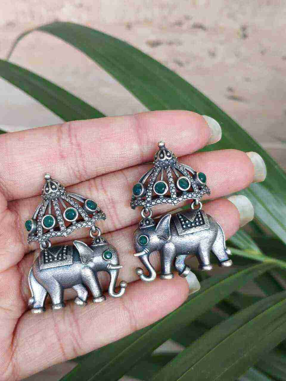 Vintage Elephant Studs ? Charming Earrings for Beautiful Style - Image 3