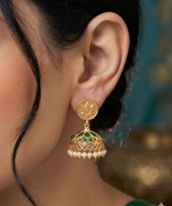 Traditional Golden Jhumka Elegant Stunning Design for Graceful Ethnic Style