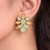 Handmade Floral Earring Leaf Design for Graceful Everyday Wear
