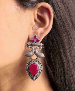 Antique Peacock Earring With Amazing Traditional Design Detailing