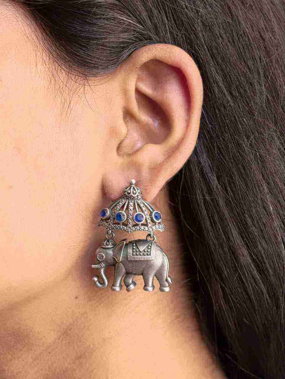 Vintage Elephant Studs ? Charming Earrings for Beautiful Style