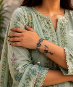 Alternative view of Designer Floral Bracelet Charming Premium Jewelry for Elegant Stylish Look