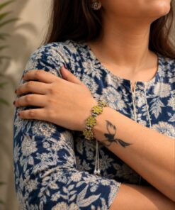 Designer Floral Bracelet Charming Premium Jewelry for Elegant Stylish Look - Image 3