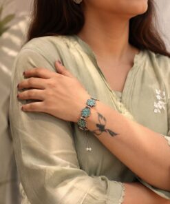 Designer Floral Bracelet Charming Premium Jewelry for Elegant Stylish Look - Image 6