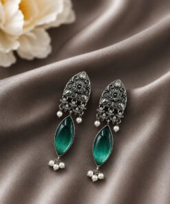 Dangler Floral Art Earring Traditional Jewelry for Beautiful Party Style - Image 5