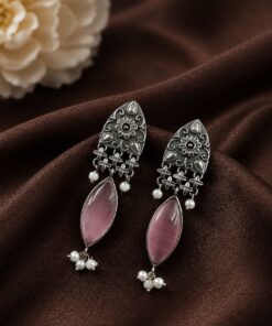 Dangler Floral Art Earring Traditional Jewelry for Beautiful Party Style - Image 6