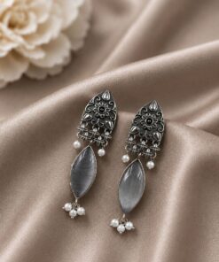 Dangler Floral Art Earring Traditional Jewelry for Beautiful Party Style - Image 7