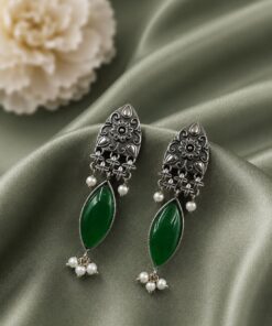 Dangler Floral Art Earring Traditional Jewelry for Beautiful Party Style - Image 3