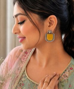 Spider Shape Stud Earring Artistic Design for Traditional  Wear