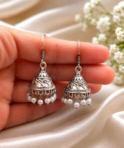 Jhumki Hook Earring Vintage Design for Party & Special Occasion - Image 3