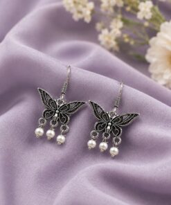 Alternative view of Butterfly Hook Earring Minimal Jewelry for Party & Casual Wear