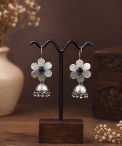 Floral Jhumki Hook Earring Ethnic Jewelry for Festivals & Special Occasion - Image 8