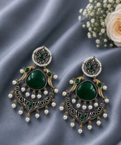 Bird Two Tone Earring Traditional Jewelry for Weddings, Festivals & Party Wear - Image 11