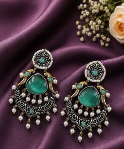 Bird Two Tone Earring Traditional Jewelry for Weddings, Festivals & Party Wear - Image 8