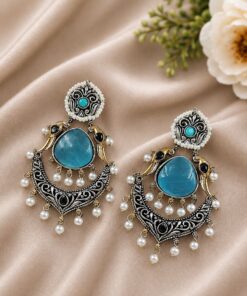 Bird Two Tone Earring Traditional Jewelry for Weddings, Festivals & Party Wear - Image 3