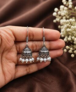 LightWeight Jhumki Earring Elegant Design for Festivals & Party Wear Jewelry - Image 3
