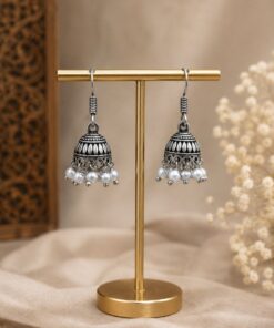 LightWeight Jhumki Earring Elegant Design for Festivals & Party Wear Jewelry - Image 2