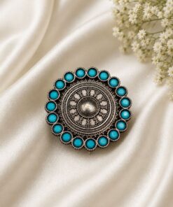 Designer Floral Hair Pin Traditional Hair Accessory for Weddings, Festivals & Party Wear - Image 7