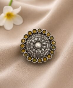 Designer Floral Hair Pin Traditional Hair Accessory for Weddings, Festivals & Party Wear - Image 6