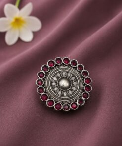 Designer Floral Hair Pin Traditional Hair Accessory for Weddings, Festivals & Party Wear - Image 5