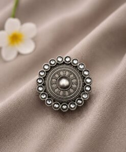 Designer Floral Hair Pin Traditional Hair Accessory for Weddings, Festivals & Party Wear - Image 3