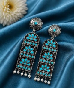 Handmade Silver Earring Artisan Crafted Jewelry for Traditional & Everyday Wear - Image 3