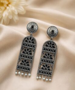 Handmade Silver Earring Artisan Crafted Jewelry for Traditional & Everyday Wear - Image 10