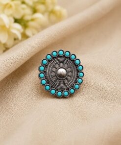 Adjustable Ethnic Ring Traditional Design for Party Wear - Image 10
