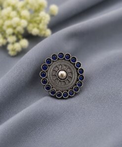 Adjustable Ethnic Ring Traditional Design for Party Wear - Image 9