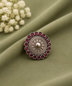 Adjustable Ethnic Ring Traditional Design for Party Wear - Image 7