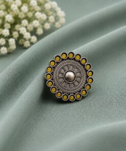 Adjustable Ethnic Ring Traditional Design for Party Wear - Image 6