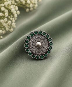Adjustable Ethnic Ring Traditional Design for Party Wear - Image 5