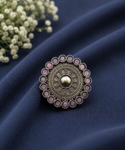 Adjustable Ethnic Ring Traditional Design for Party Wear - Image 3