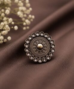 Adjustable Ethnic Ring Traditional Design for Party Wear - Image 4