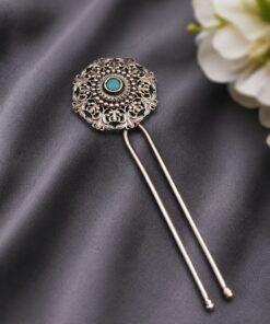 Designer Floral Hair Accessories Ethnic Hair Jewelry for Traditional Look - Image 7