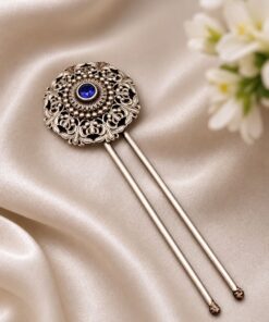 Designer Floral Hair Accessories Ethnic Hair Jewelry for Traditional Look - Image 4