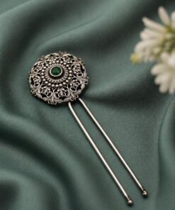Designer Floral Hair Accessories Ethnic Hair Jewelry for Traditional Look - Image 3