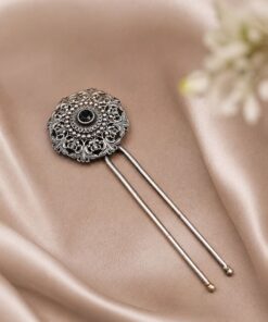 Alternative view of Designer Floral Hair Accessories Ethnic Hair Jewelry for Traditional Look