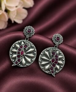 Unique Parrot Earring Traditional Oxidized Earrings for Special Occasion - Image 7