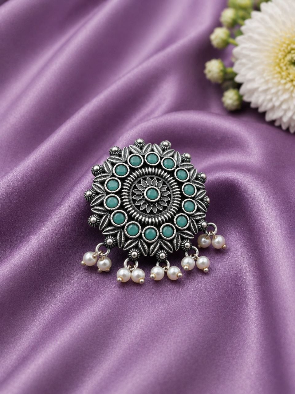 Vintage Stylish Ring Elegant Adjustable Antique Ring for Traditional Wear - Image 5