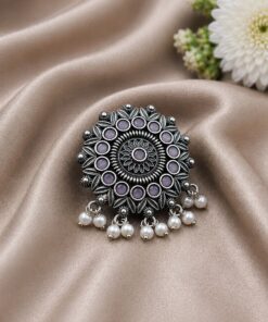 Vintage Stylish Ring Elegant Adjustable Antique Ring for Traditional Wear - Image 6