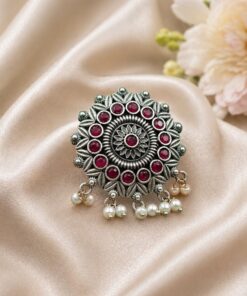 Alternative view of Vintage Stylish Ring Elegant Adjustable Antique Ring for Traditional Wear