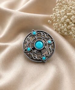 Vintage Adjustable Ring Elegant Antique Statement Ring for Party Look - Image 9