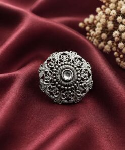 Designer Oxidised Floral Ring ? Attractive Traditional Jewelry for Elegant Everyday Styling - Image 9