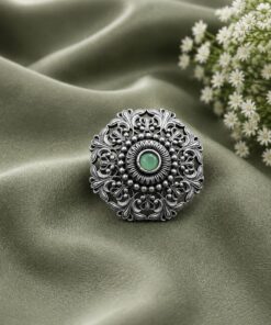 Designer Oxidised Floral Ring ? Attractive Traditional Jewelry for Elegant Everyday Styling - Image 8