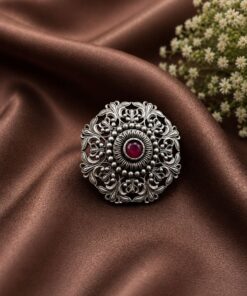 Designer Oxidised Floral Ring ? Attractive Traditional Jewelry for Elegant Everyday Styling - Image 7