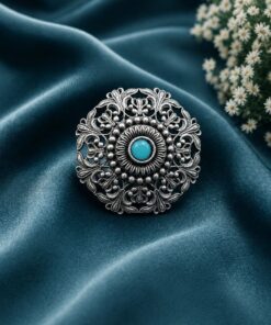 Designer Oxidised Floral Ring ? Attractive Traditional Jewelry for Elegant Everyday Styling - Image 6